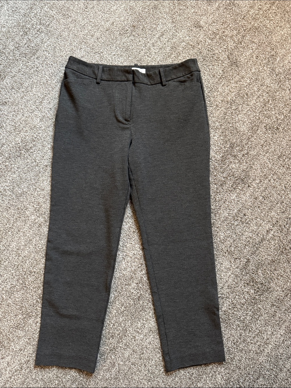 Liz Claiborne Emma Ankle Pants - Charcoal Gray